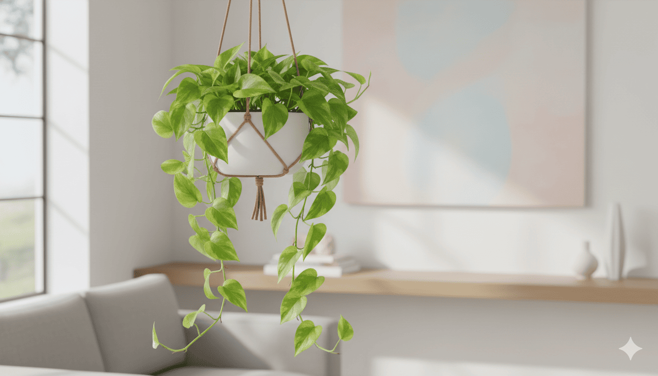 Epipremnum Aureum hængende indendørs plante